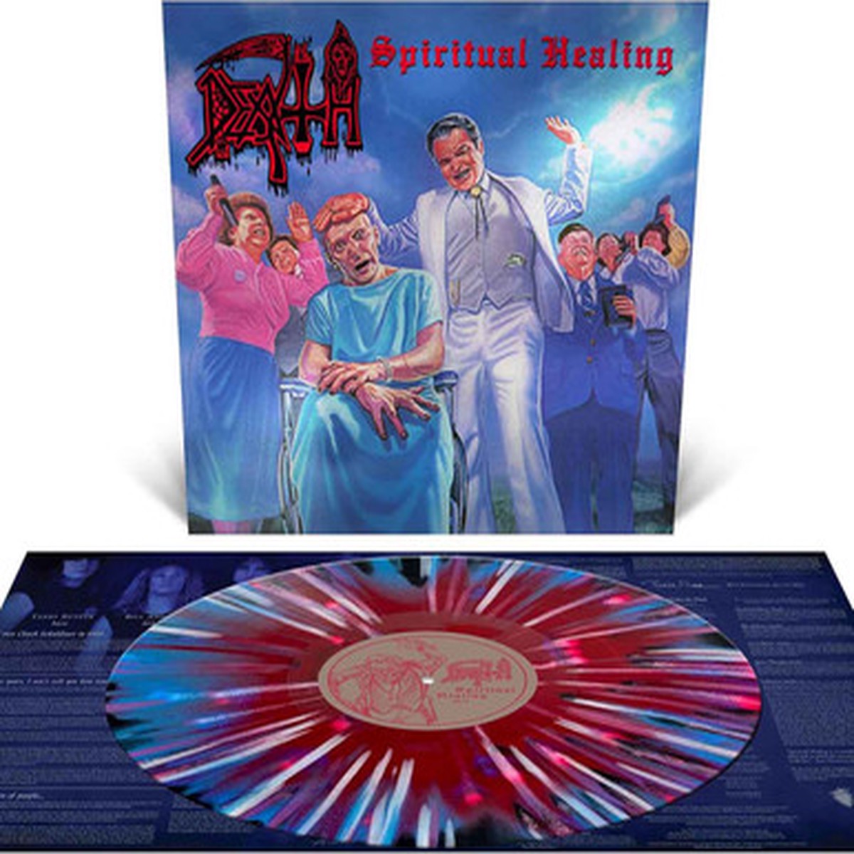 Death - Spiritual Healing (LP) - Deluxe Edition Red, Blue & Black Vinyl