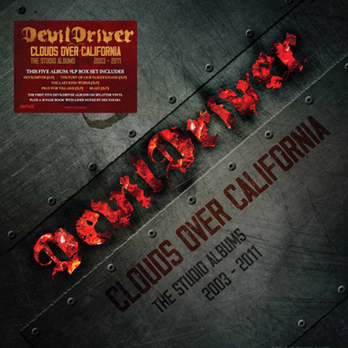 DevilDriver - Clouds Over California (9LP) - Colour Splatter Vinyl