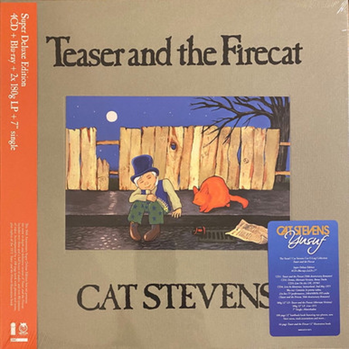 Cat Stevens - Teaser And The Firecat (2LP + 7" + 4CD + BluRay) - Numbered Super Deluxe Edition Vinyl