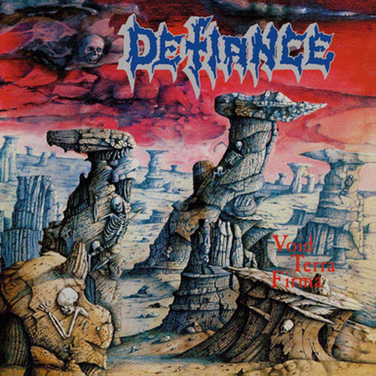 Defiance - Void Terra Firma (LP) - Numbered Limited Edition Red & Black Marbled Vinyl