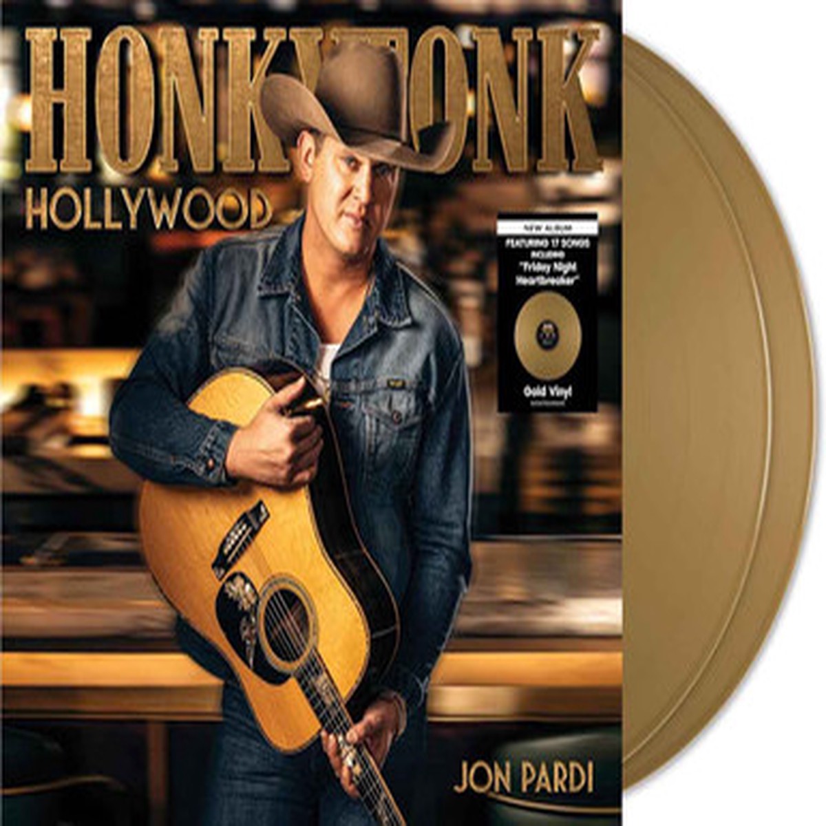 Jon Pardi - Honkytonk Hollywood (LP) - Gold Vinyl