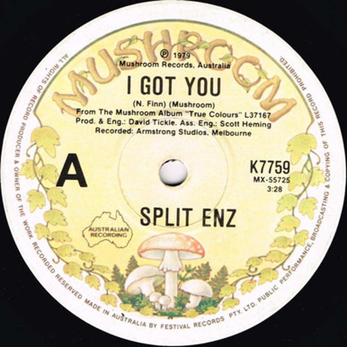Split Enz - I Got You (7" Single) - 45RPM - VG/Generic