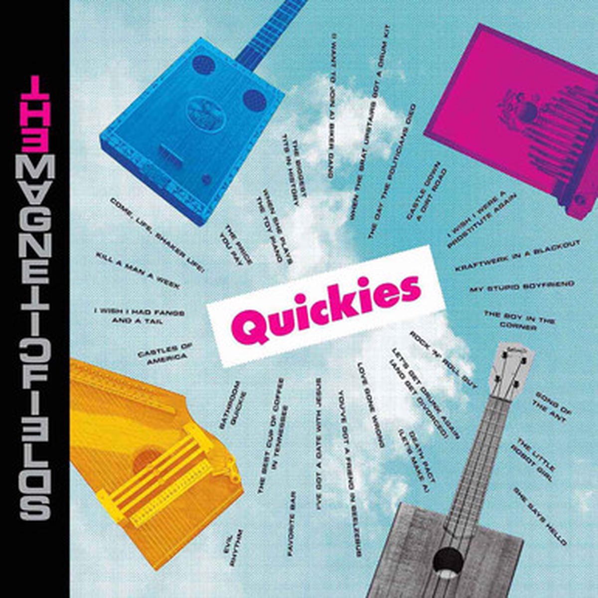 The Magnetic Fields - Quickies (LP) - Limited Edition Magenta Transparent Vinyl