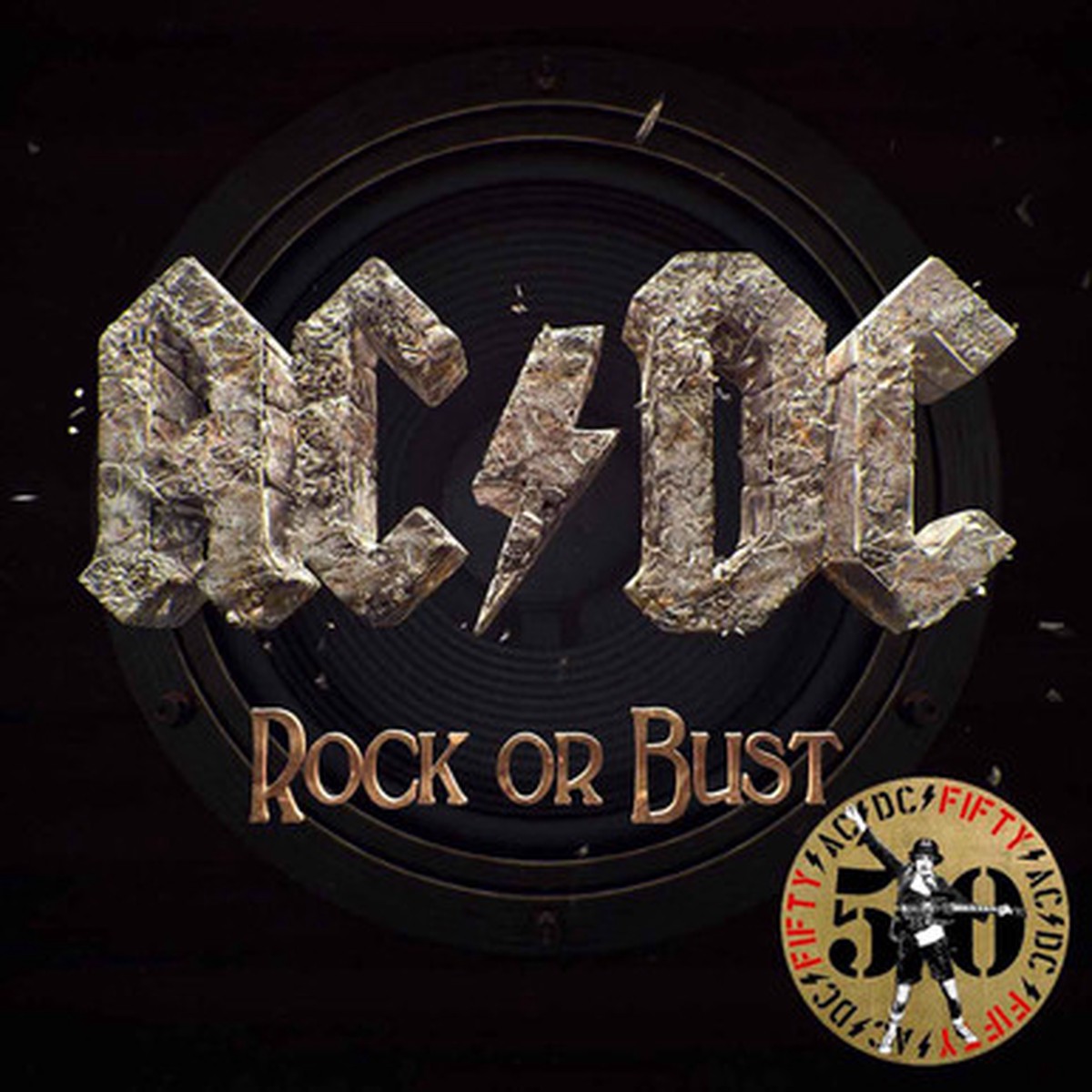 AC/DC - Rock Or Bust (LP) - 50th Anniversary Gold Vinyl