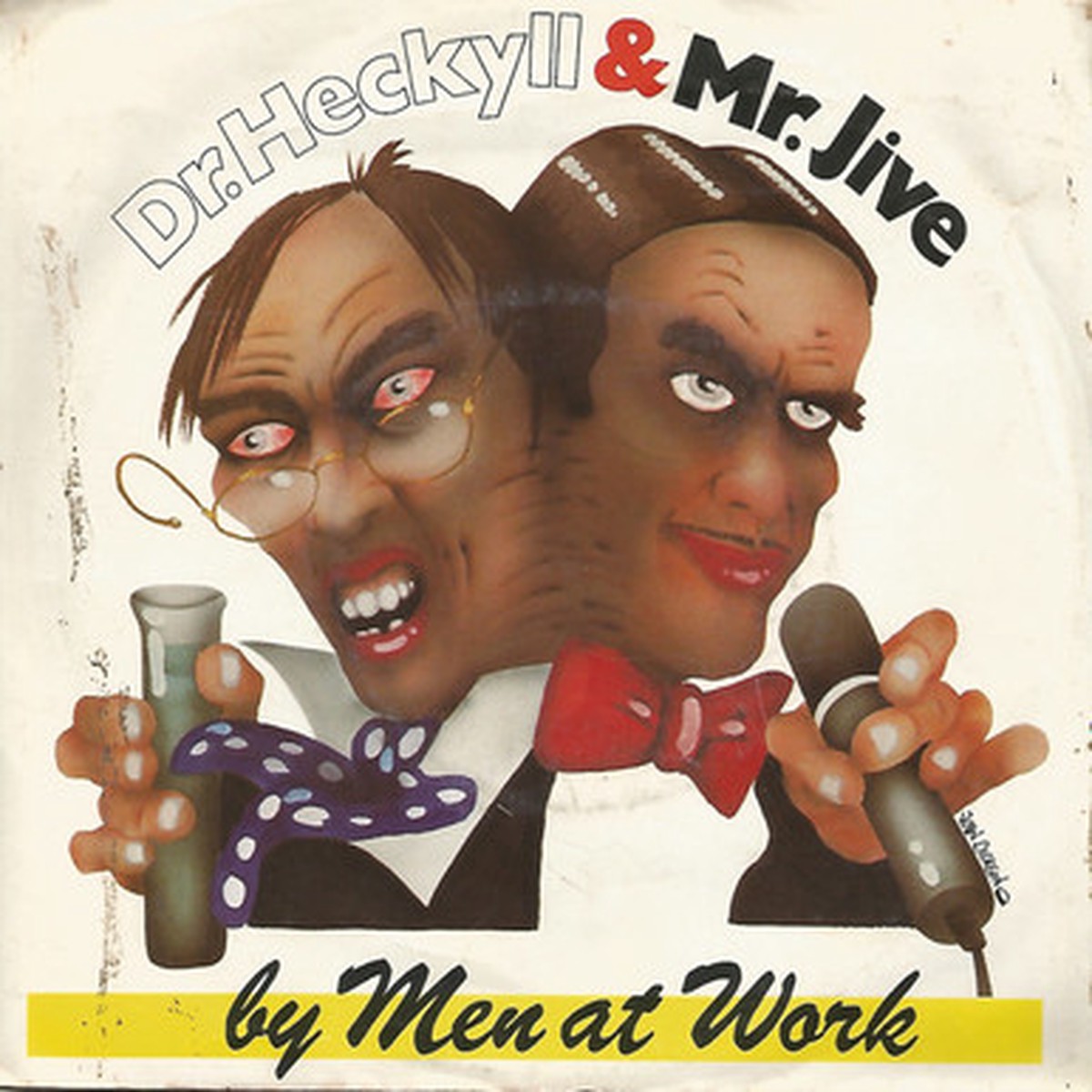 Men At Work - Dr. Heckyll & Mr. Jive (7" Single) - 45RPM - VG+/VG+