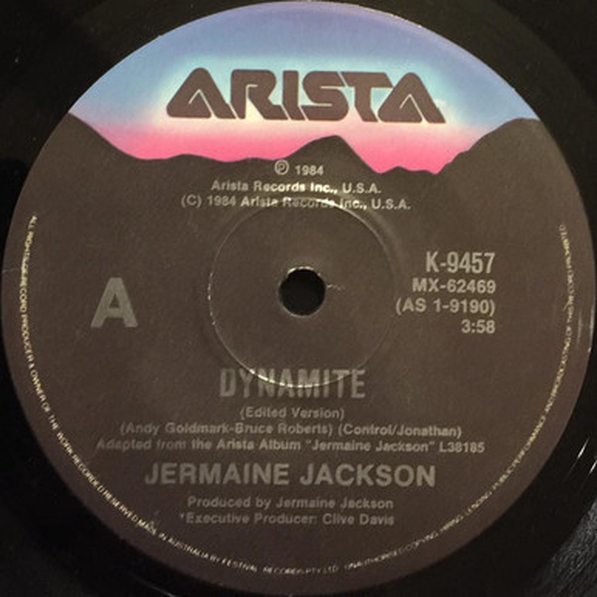 Jermaine Jackson - Dynamite / Tell Me I'm Not Dreaming (Too Good To Be True) (7" Single) - 45RPM - VG+/Generic