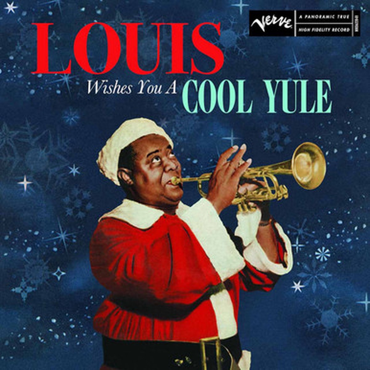 Louis Armstrong - Louis Wishes You A Cool Yule (LP) - Red Vinyl