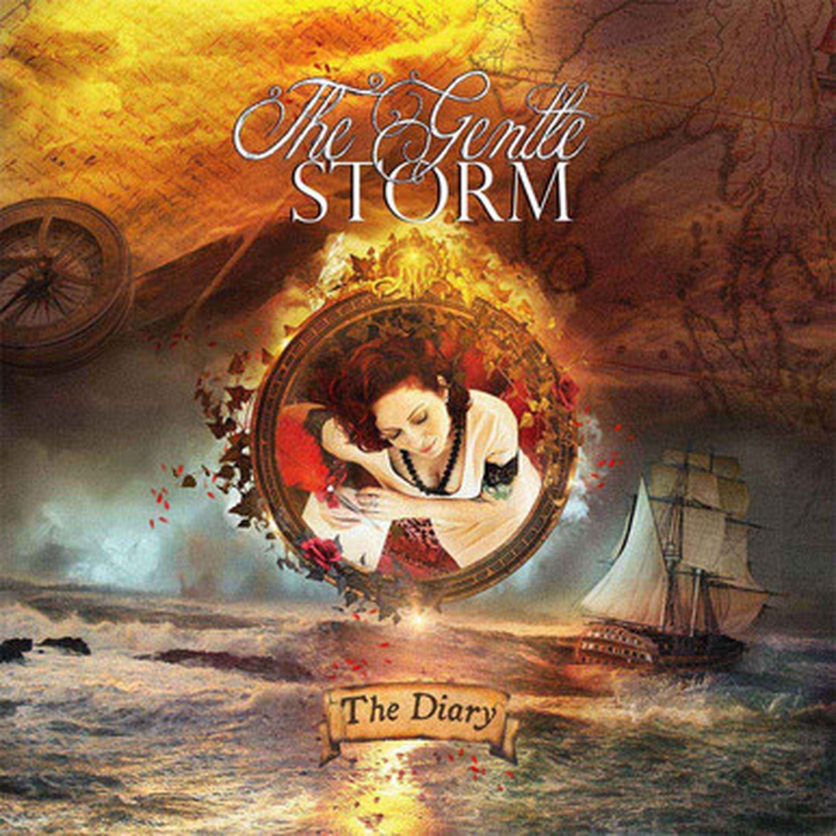 The Gentle Storm - The Diary (3LP) - Numbered Limited Edition Flaming Coloured Vinyl
