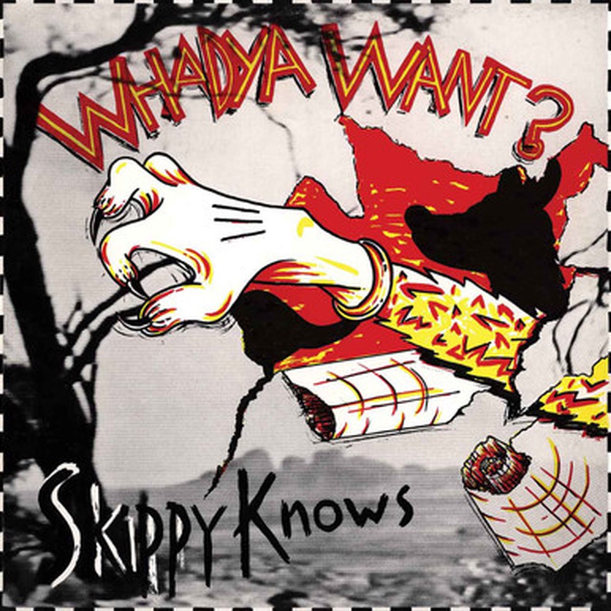 Whadya Want? - Skippy Knows (LP) - White on Red Colored Vinyl