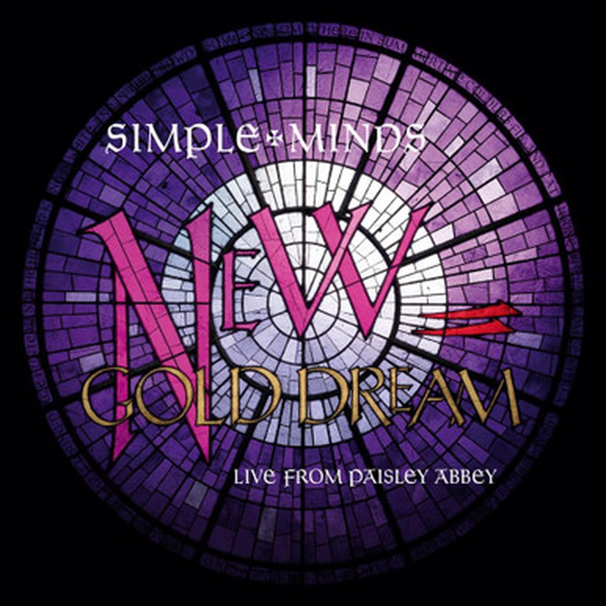 Simple Minds - New Gold Dream (Live From Paisley Abbey) (LP) - Red/Black Marbled Vinyl