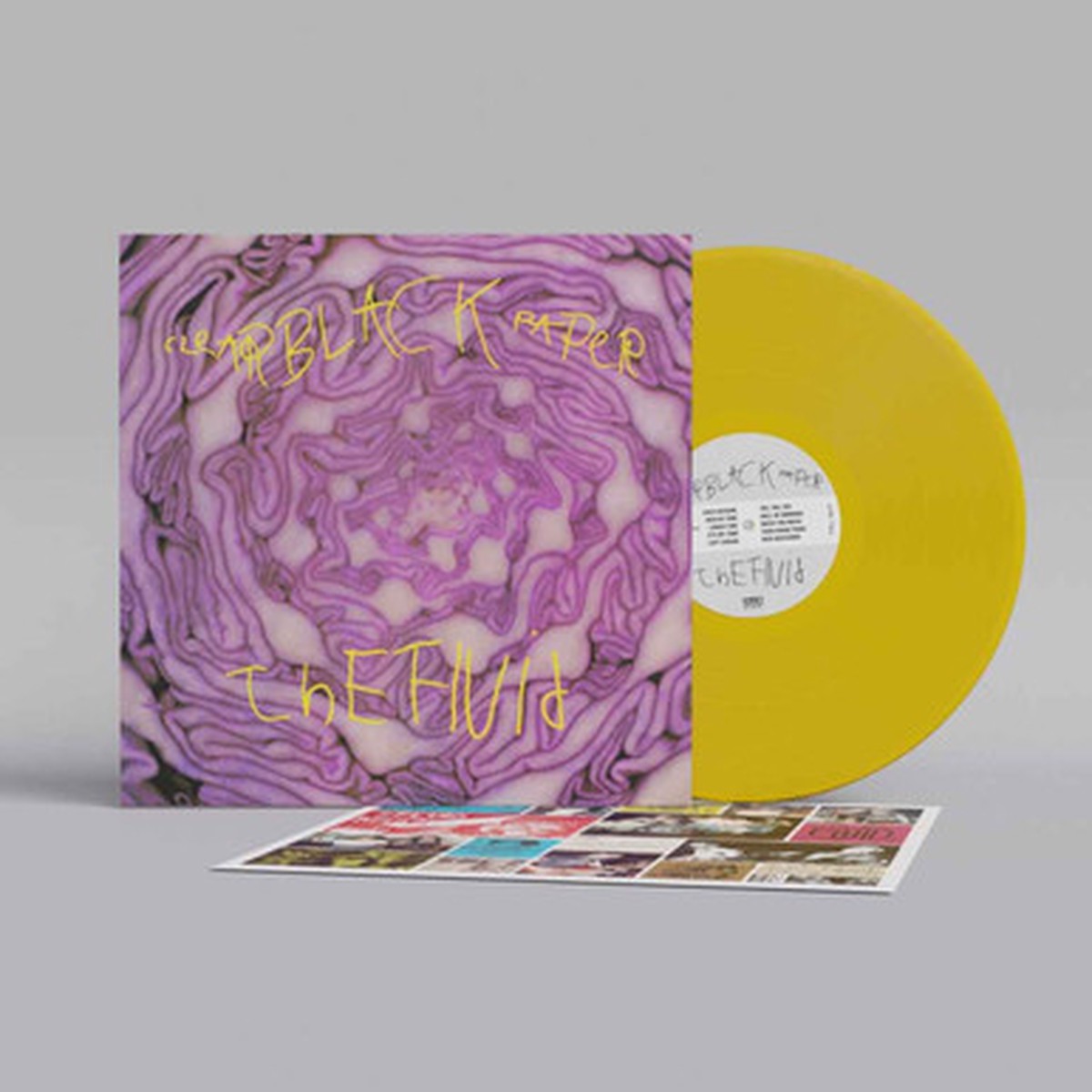 The Fluid - Clear Black Paper (LP) - Yellow Vinyl