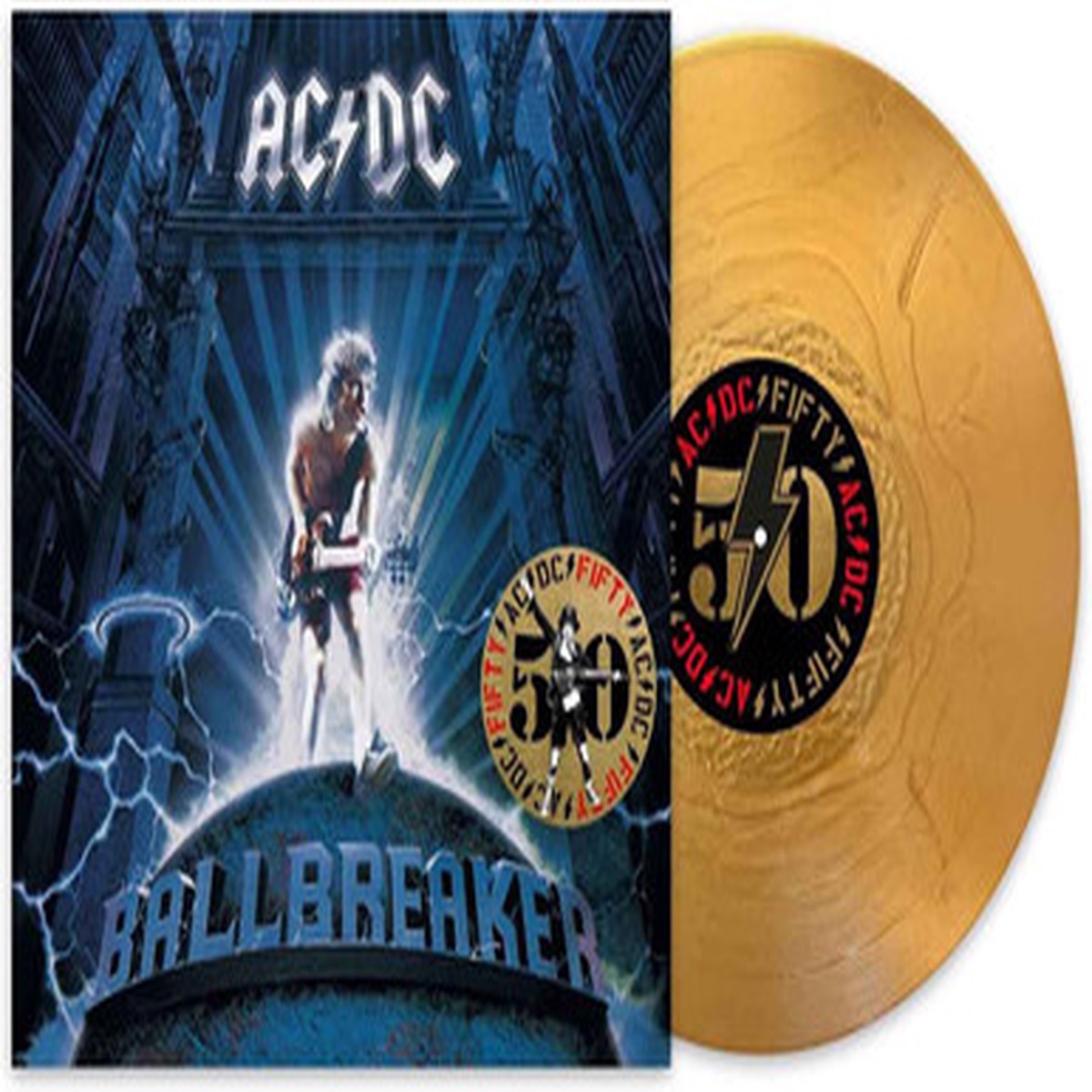 AC/DC - Ballbreaker (LP) - 50th Anniversary Gold Vinyl