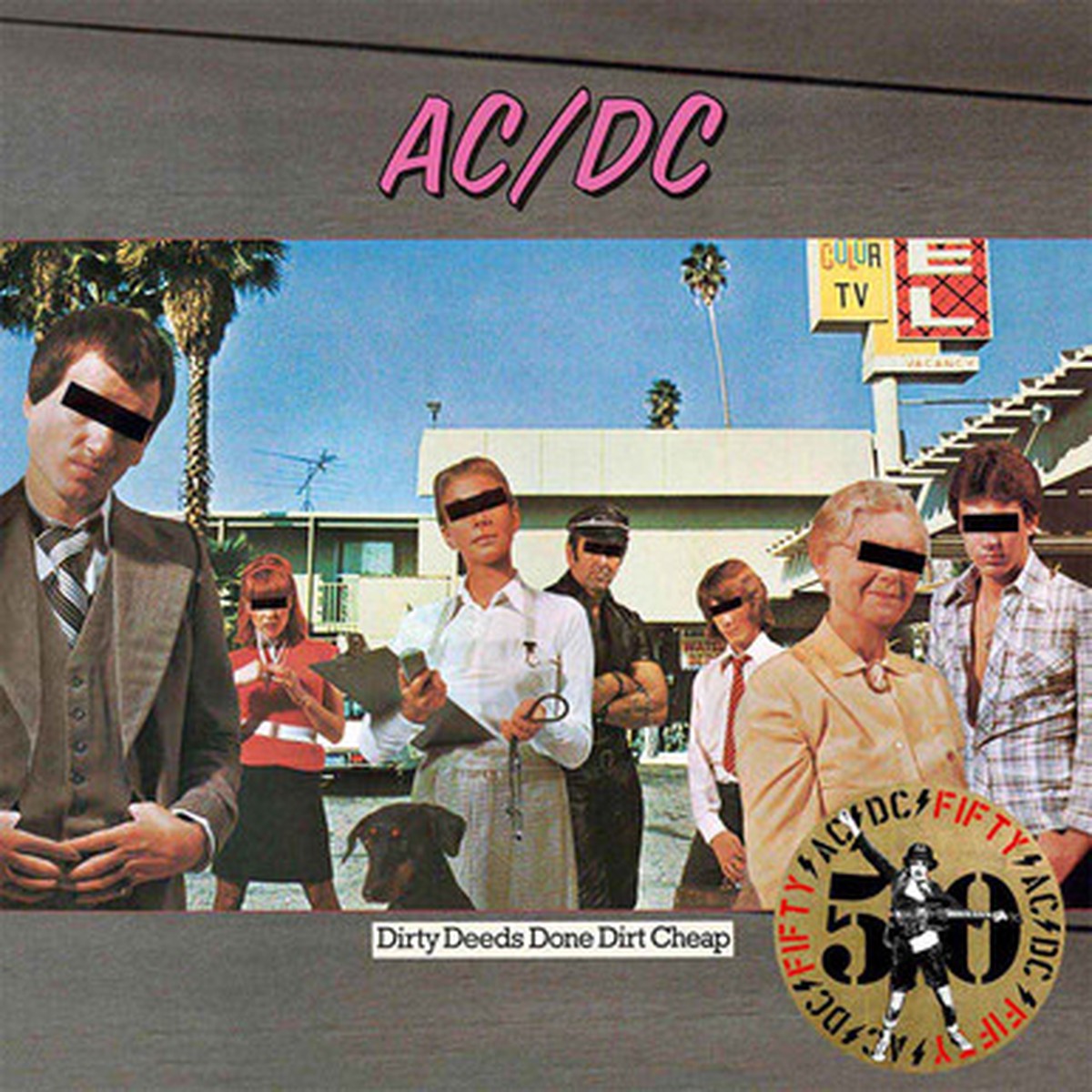 AC/DC - Dirty Deeds Done Dirt Cheap (LP) - Limited Edition Gold Vinyl