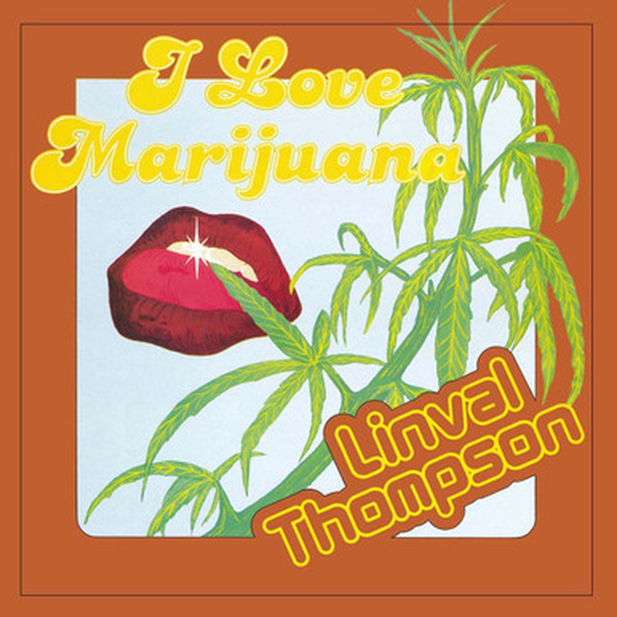 Linval Thompson - I Love Marijuana (LP) - Numbered Limited Edition Translucent Yellow Vinyl