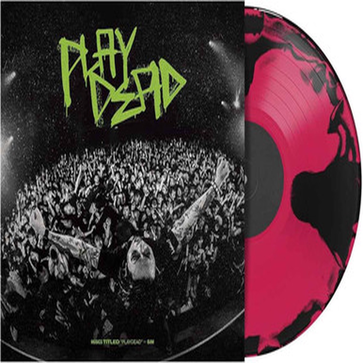 Sim - Playdead (LP) - Pink/Black Splatter Vinyl