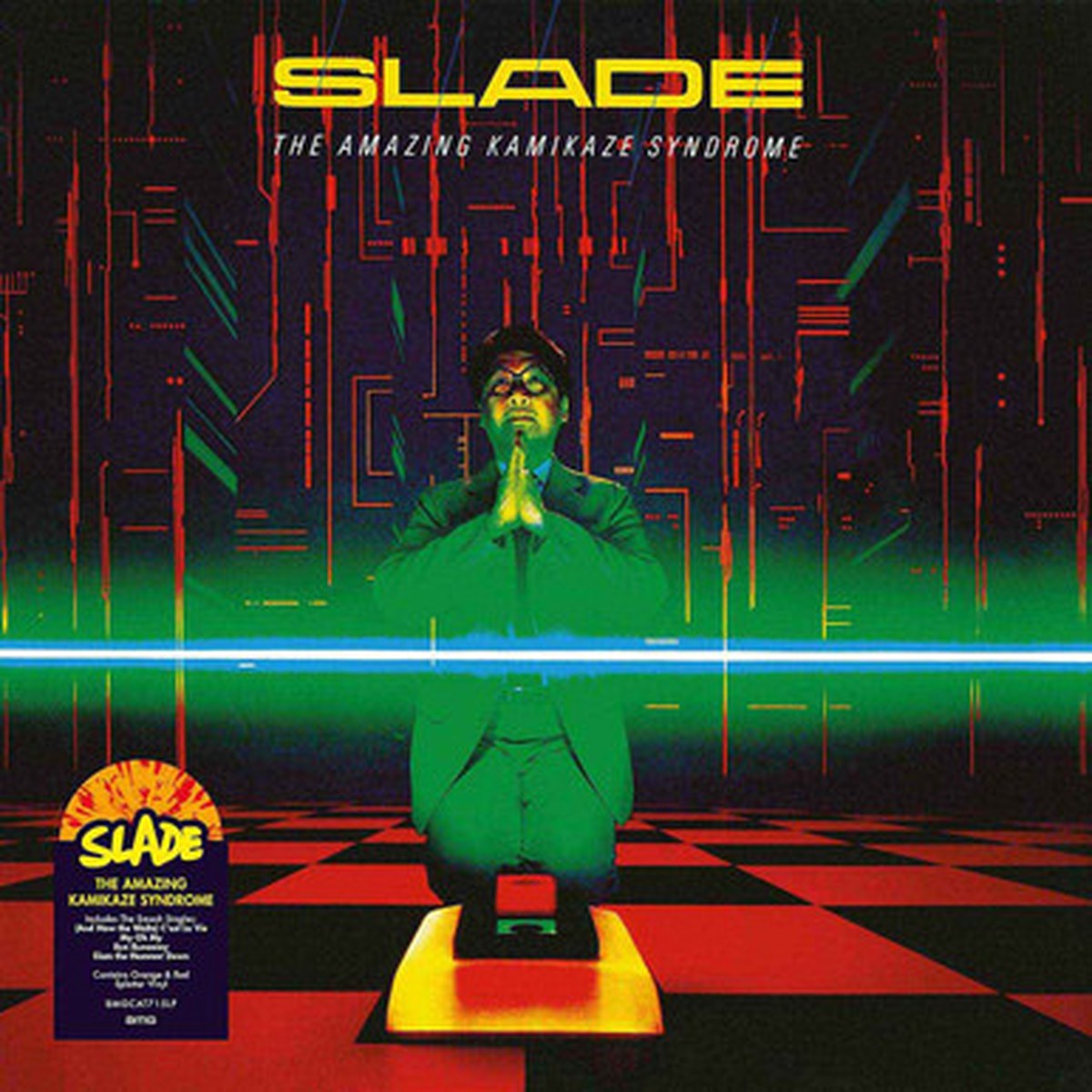 Slade - The Amazing Kamikaze Syndrome (LP) - Orange & Red Splatter Vinyl