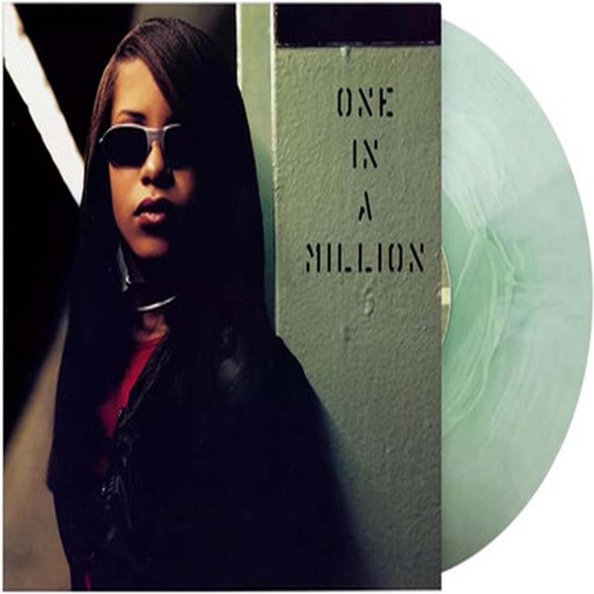 Aaliyah - One In A Million (2LP) - Limited Edition Coke Bottle Clear & Cream Galaxy Vinyl