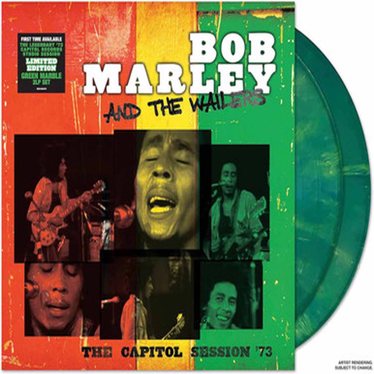 Bob Marley And The Wailers - The Capitol Session '73 (2LP) - Green Marble Vinyl