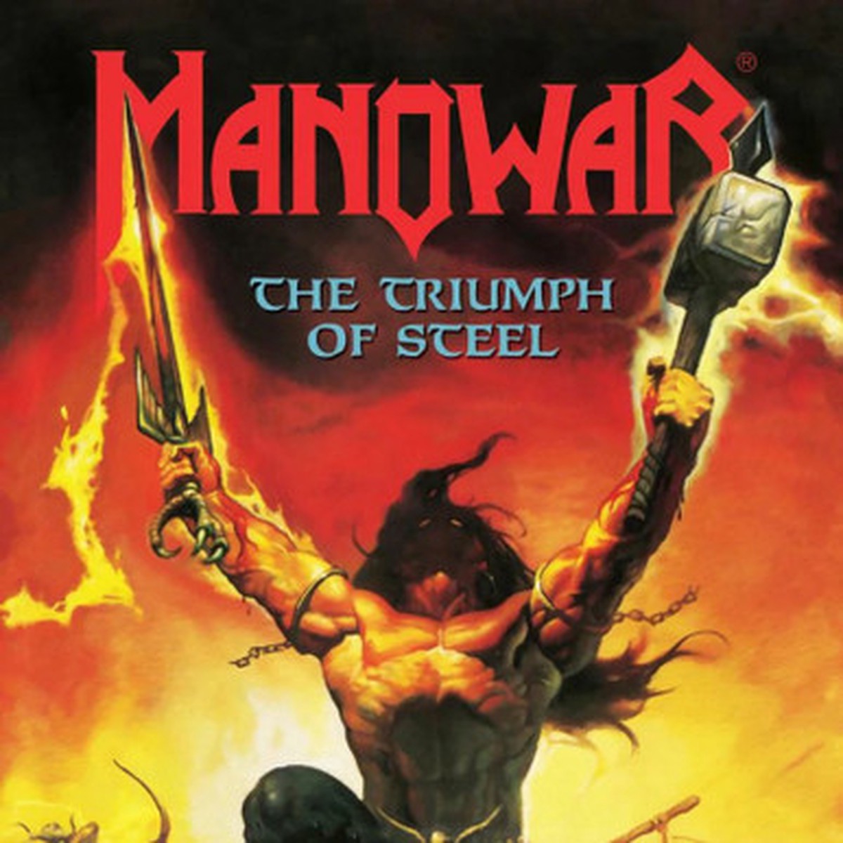 Manowar - The Triumph Of Steel (2LP) - Transparent Blue Vinyl