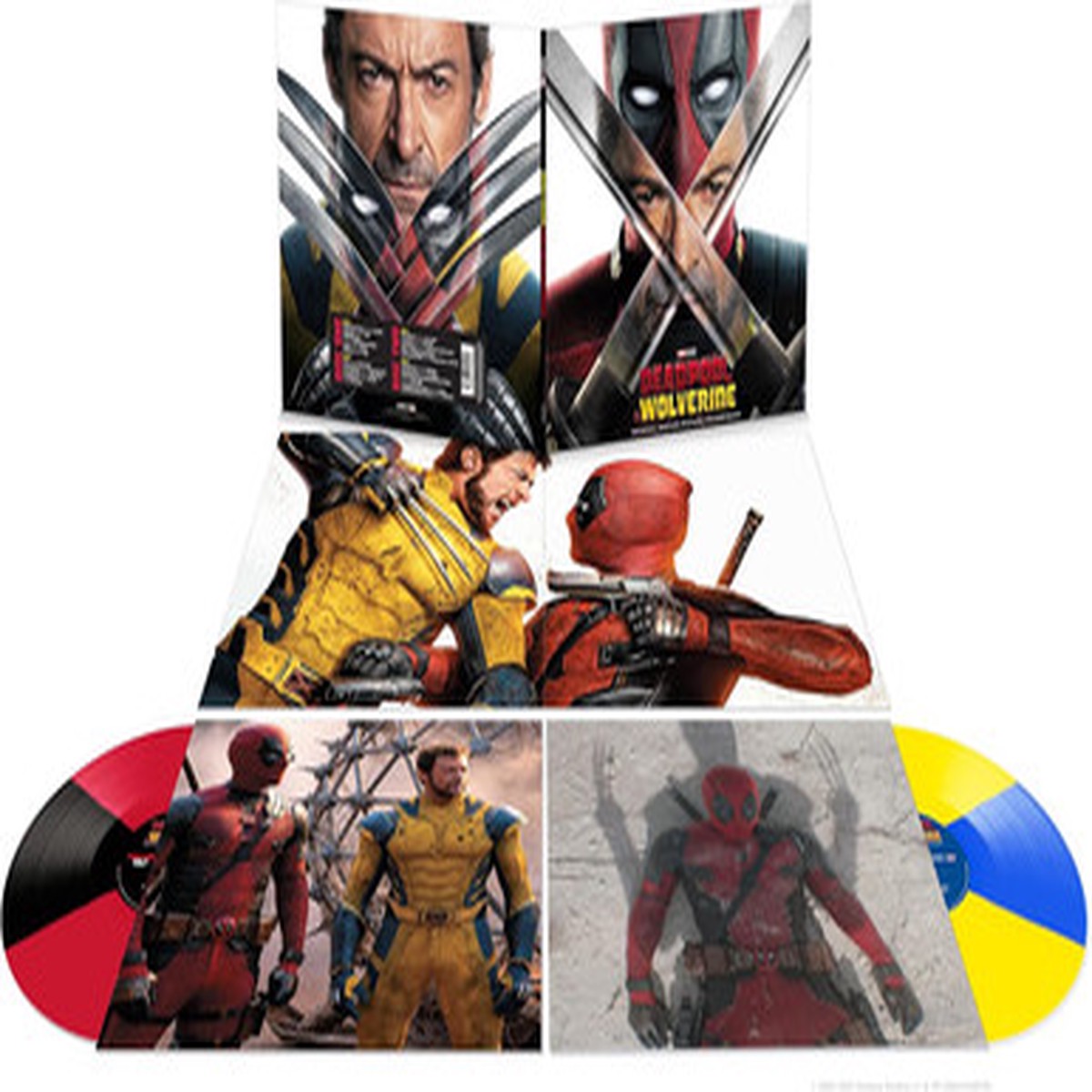 Various Artists - Deadpool & Wolverine (OST) (2LP) - Apple/Black & Yellow/Blue Vinyl