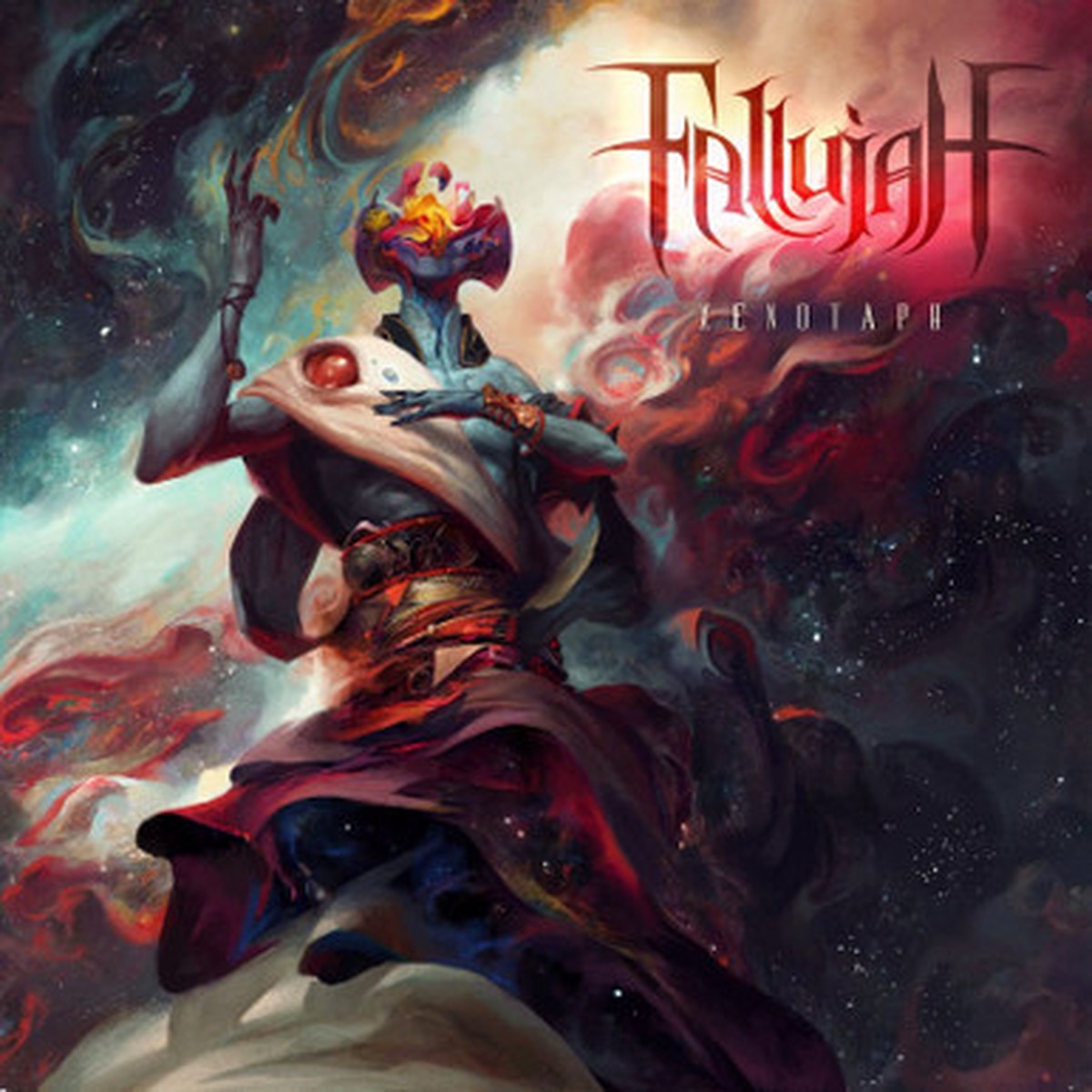 Fallujah - Xenotaph (LP) - Red w/ Black Swirl Vinyl