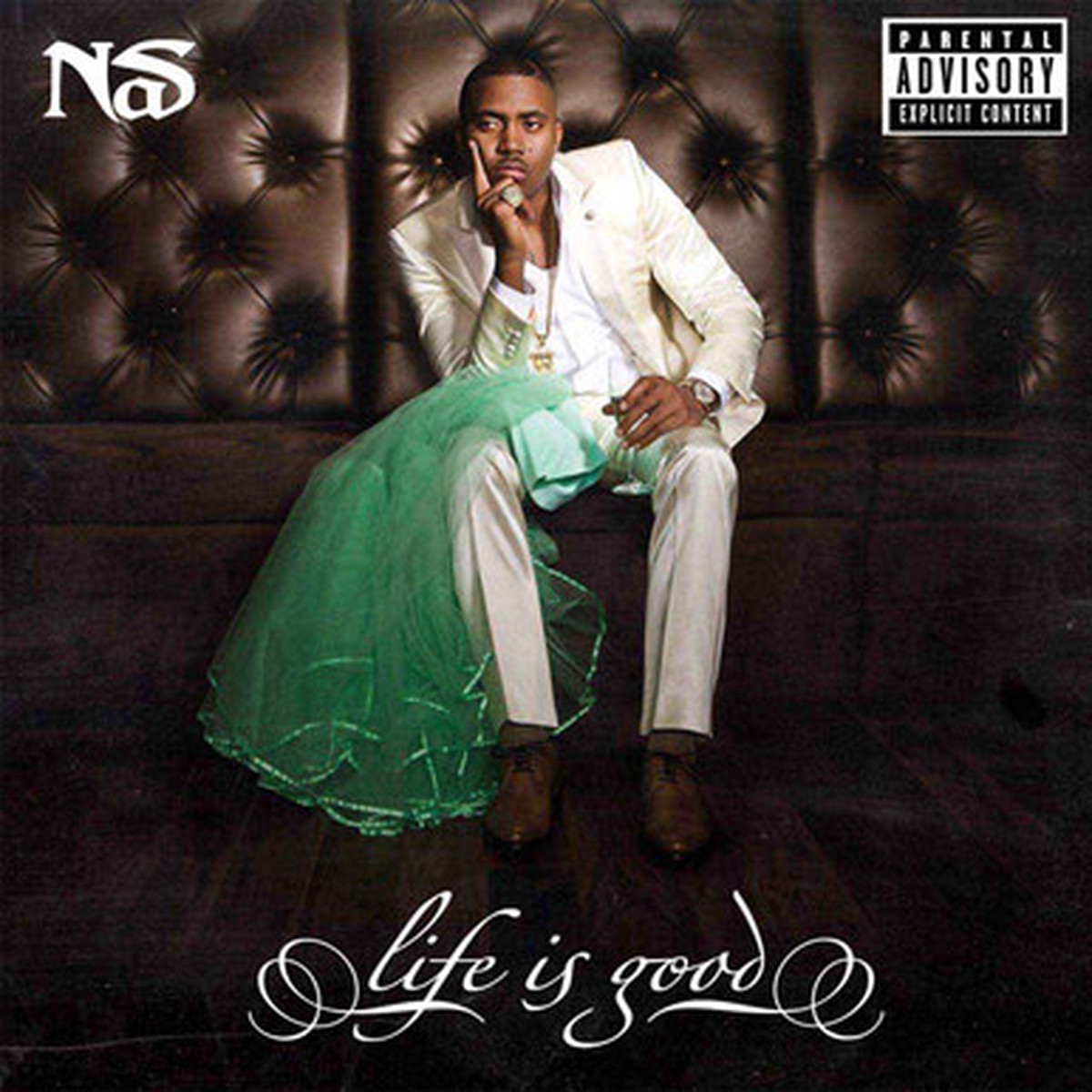 Nas - Life Is Good (2LP) - Coke Bottle Clear Vinyl