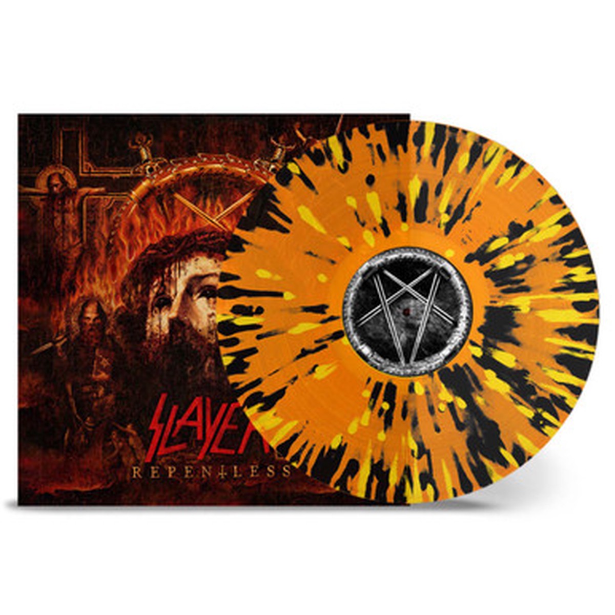 Slayer - Repentless (2LP) - Orange & Black Splatter Vinyl