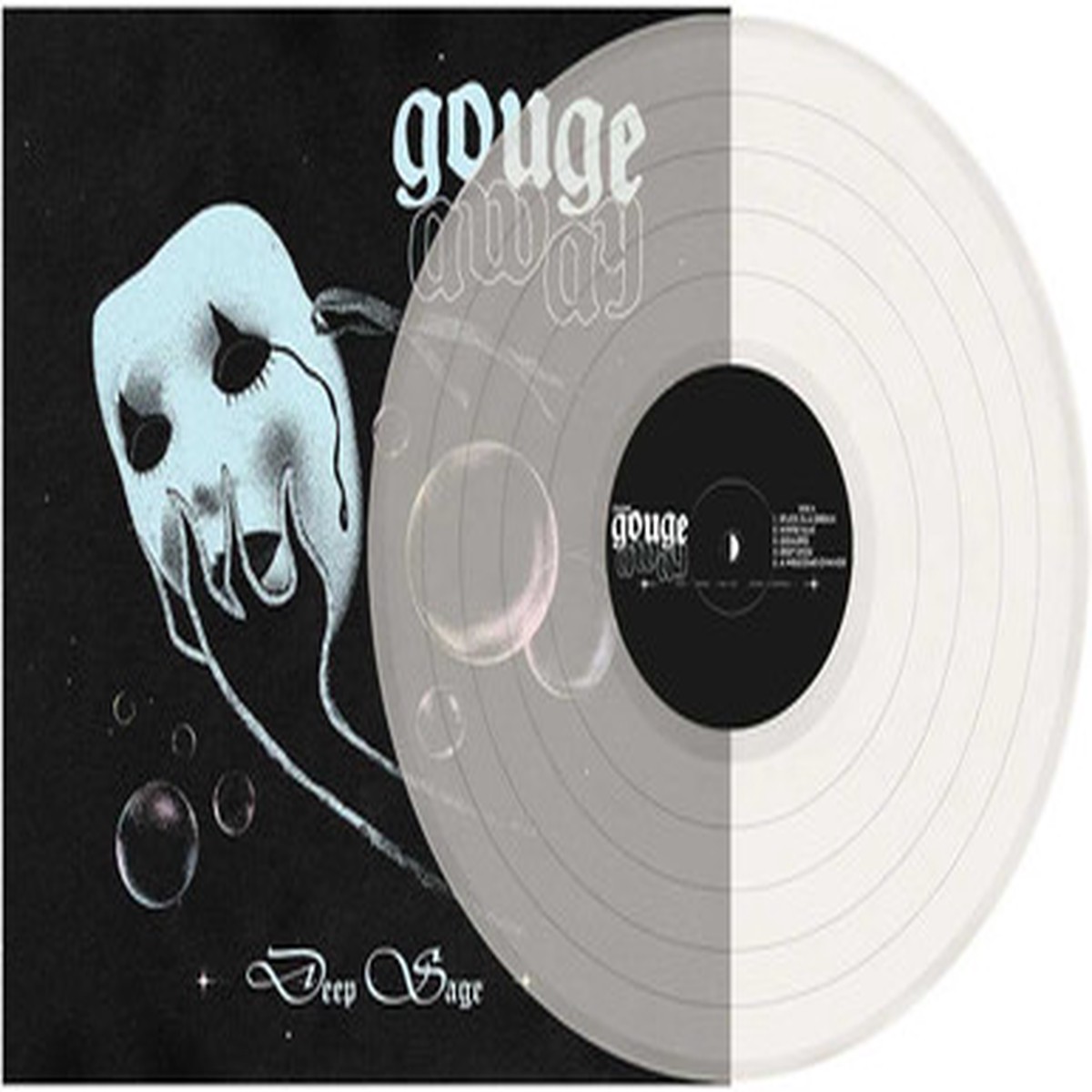 Gouge Away - Deep Sage (LP) - Limited Edition Cloudy Clear Vinyl