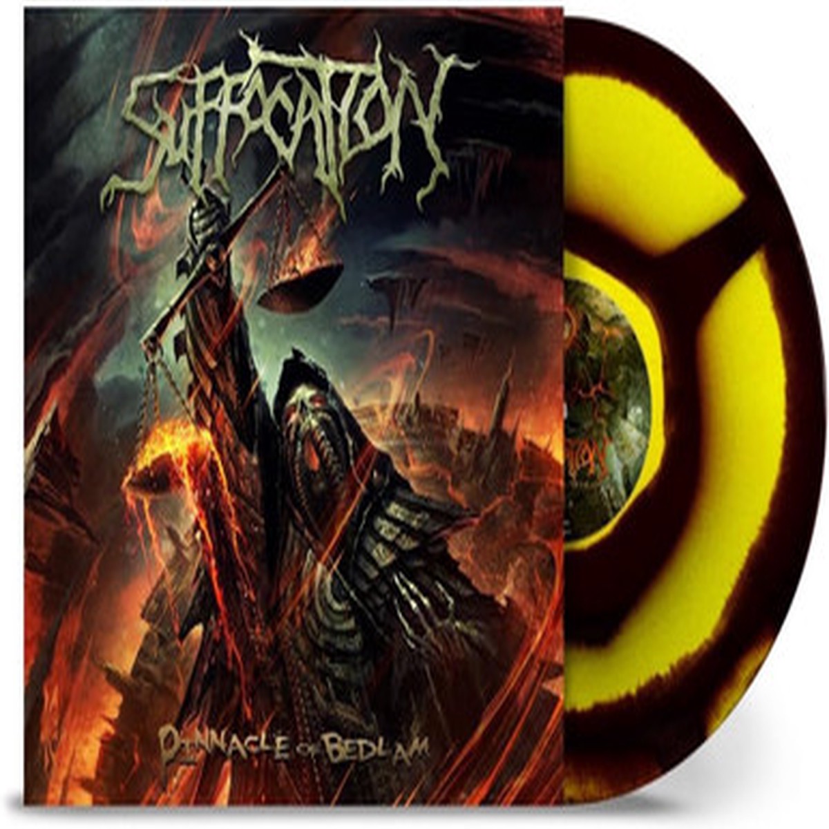 Suffocation - Pinnacle Of Bedlam (LP) - Limited Edition Yellow/Black Corona Vinyl