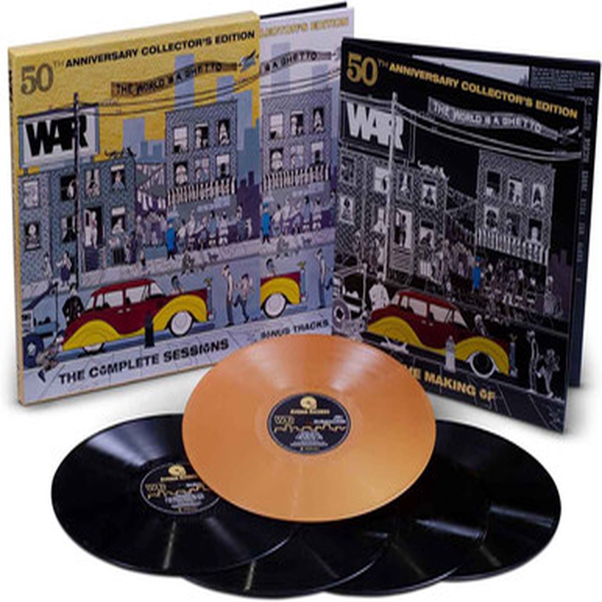 War - The World Is A Ghetto (The Complete Sessions) (5LP) - 50th Anniversary Collector's Edition Vinyl