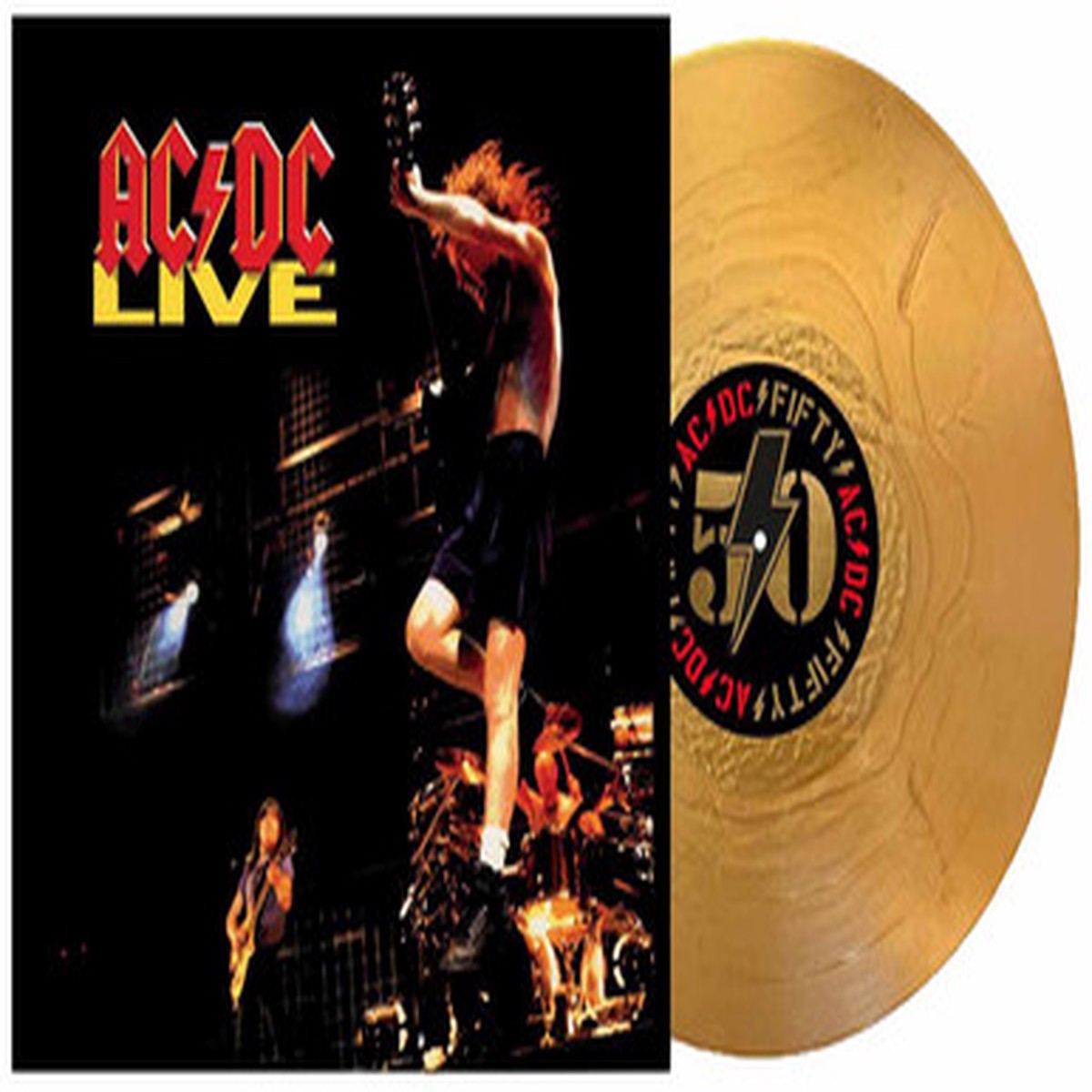 AC/DC - Live (2LP) - 50th Anniversary Gold Vinyl