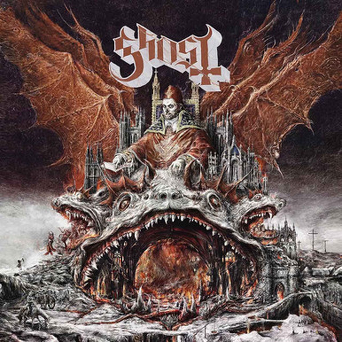 Ghost - Prequelle (LP + 7") - 45RPM Clear w/ Black Smoke Vinyl