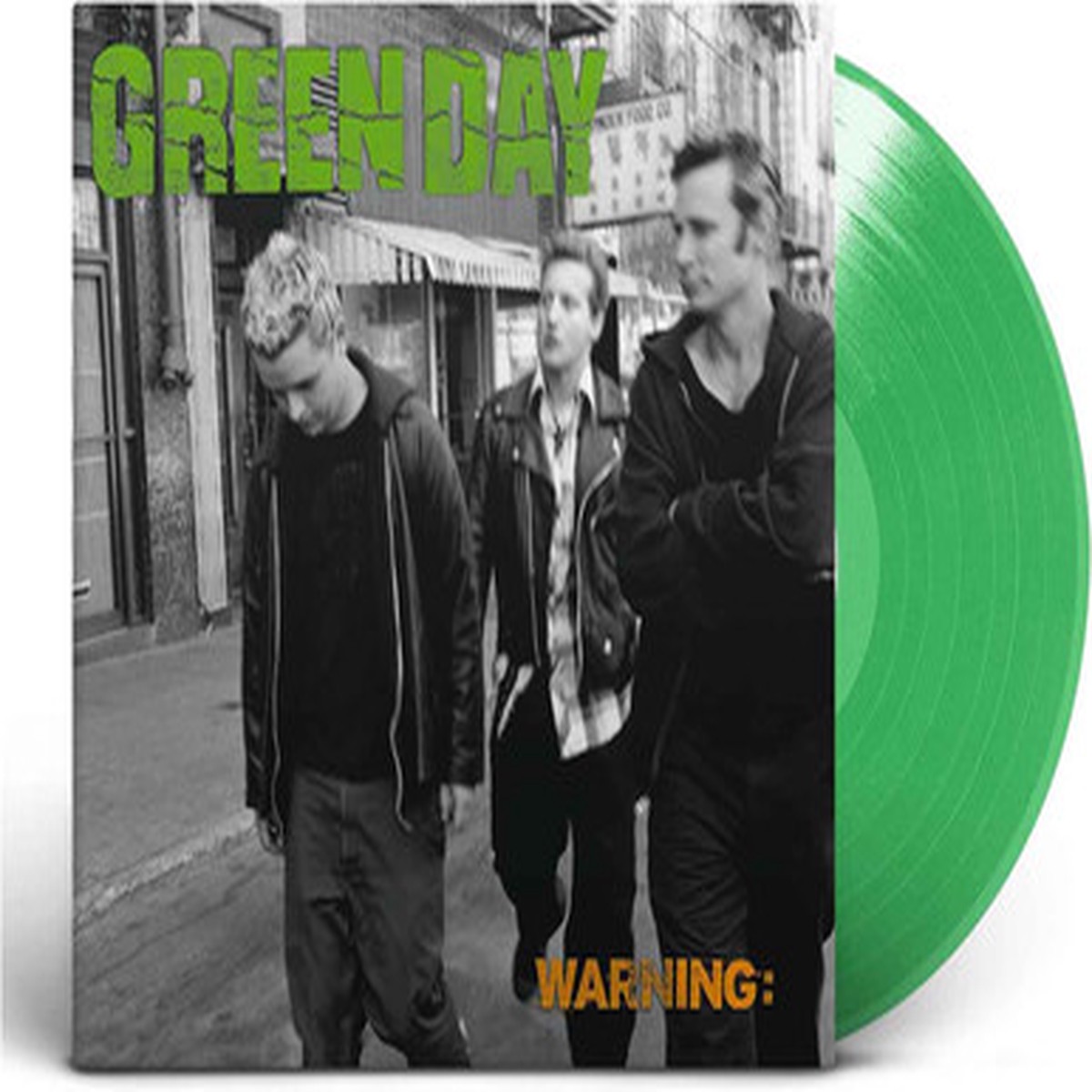 Green Day - Warning (LP) - Fluro Green Vinyl