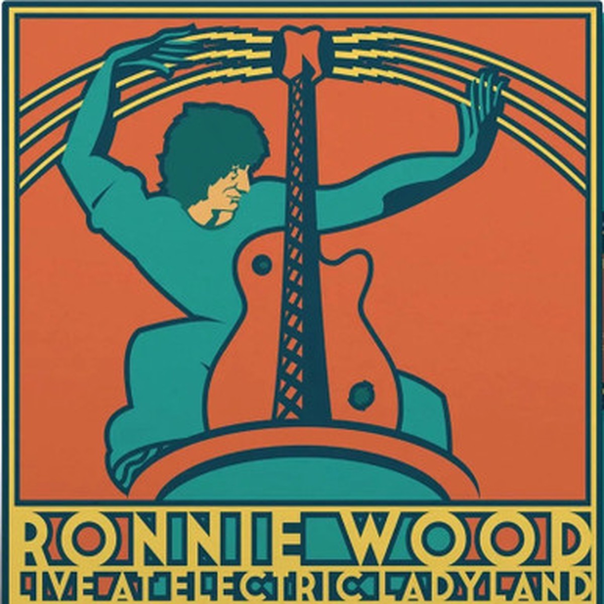 Ronnie Wood - Live At Electric Ladyland (LP) - RSD 2025 Turquoise Vinyl