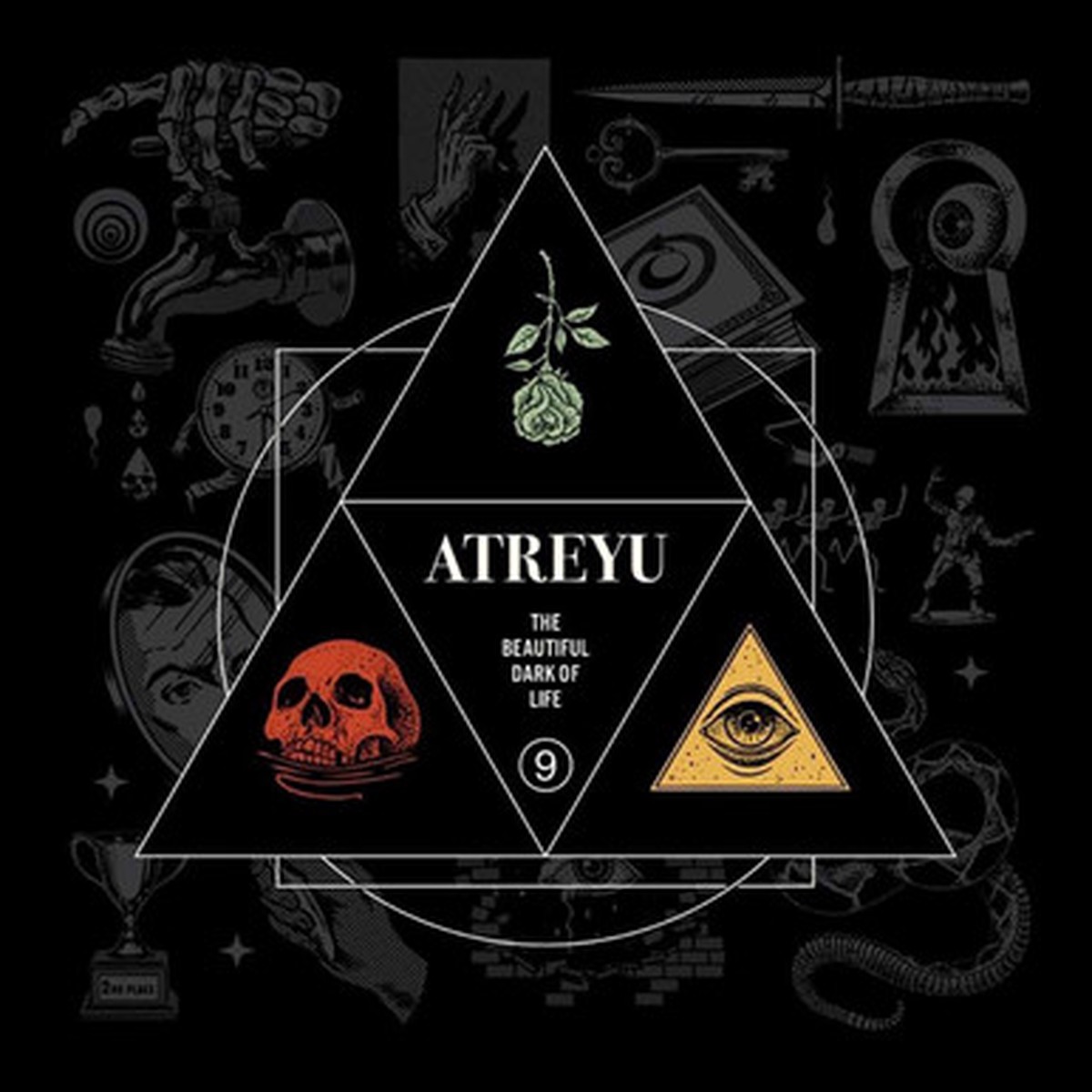 Atreyu - The Beautiful Dark Of Life (2LP) - Red,Teal & Yellow Swirl Vinyl