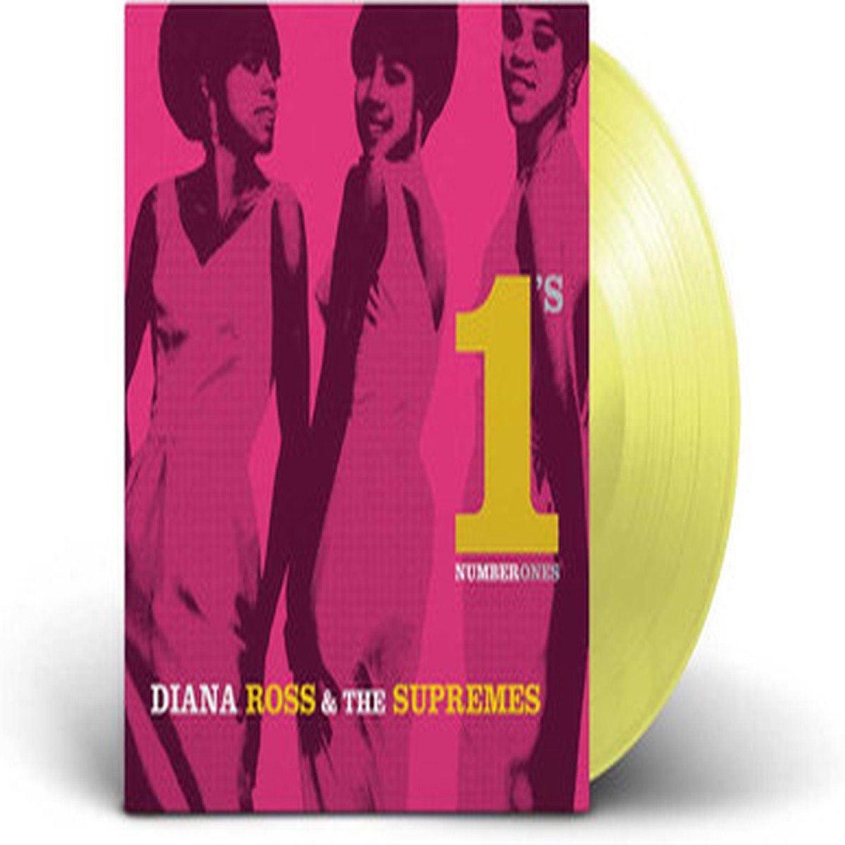 Diana Ross & The Supremes - Number 1's (LP) - Yellow Translucent Vinyl
