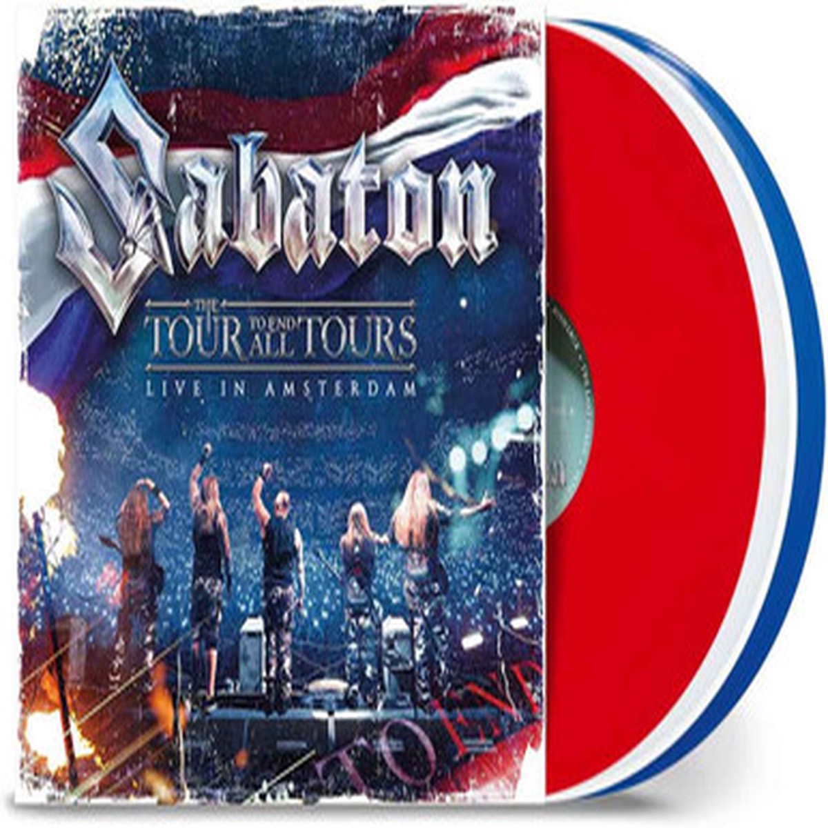 Sabaton - The Tour To End All Tours - Live in Amsterdam (3LP) - Red/Blue/White Vinyl