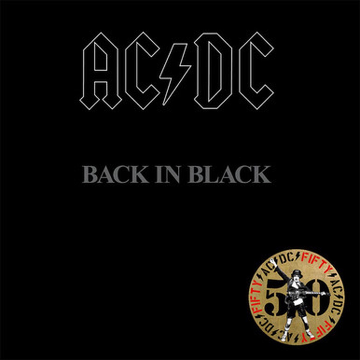 AC/DC - Back In Black (LP) - 50th Anniversary Gold Vinyl