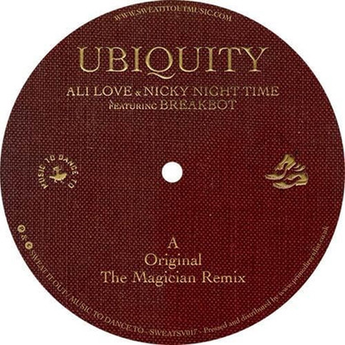 Ali Love & Nicky Night Time Featuring Breakbot - Ubiquity (12")