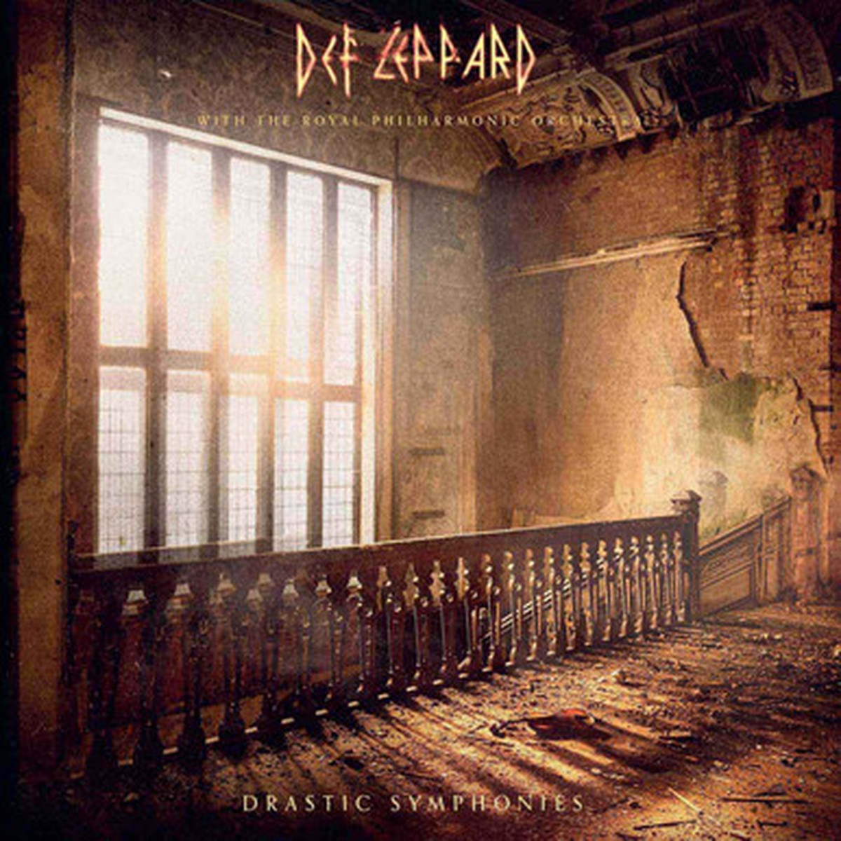 Def Leppard With The Royal Philharmonic Orchestra - Drastic Symphonies (2LP) - Clear Vinyl