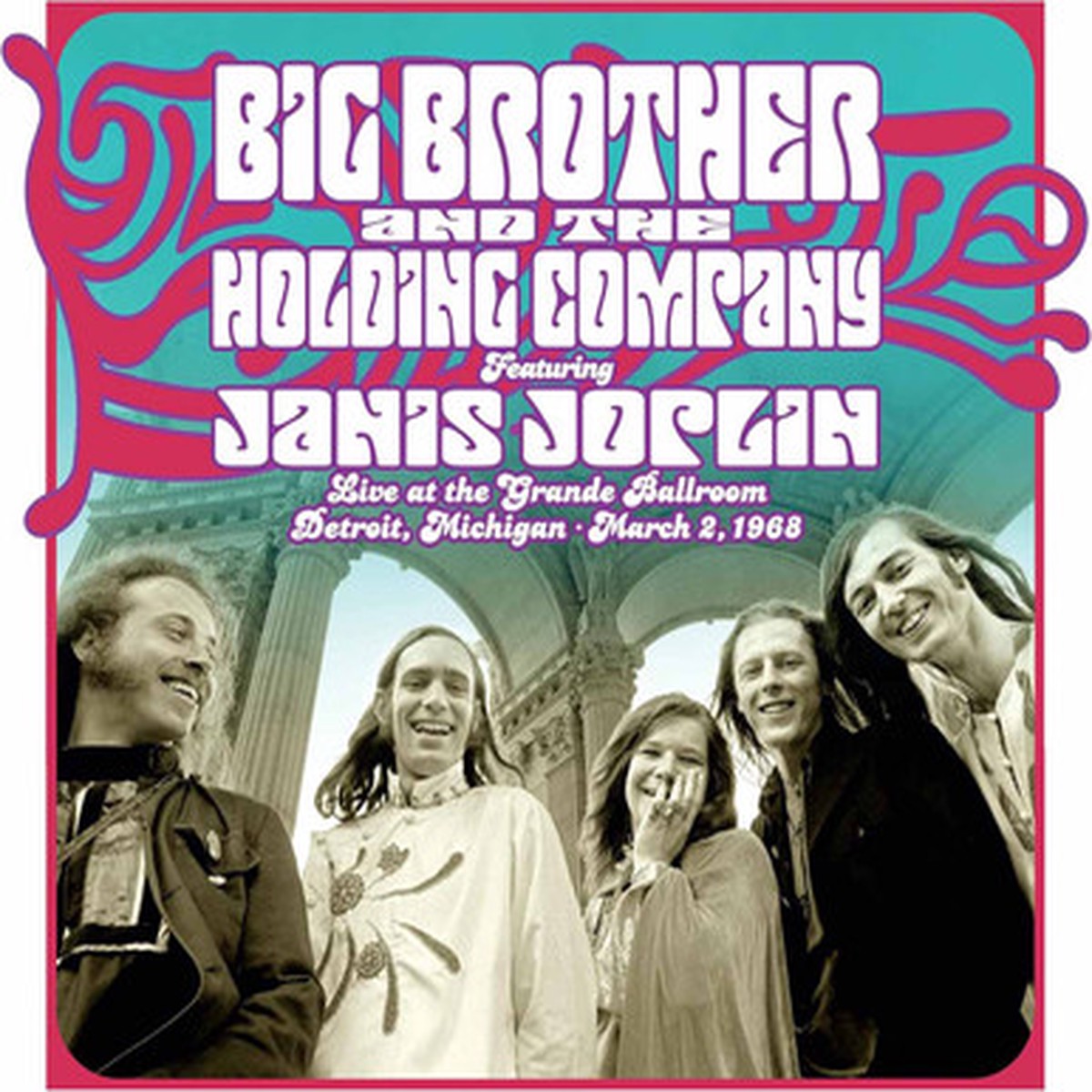 Big Brother & The Holding Company Featuring Janis Joplin - Live At The Grande Ballroom, Detroit, Michigan, March 2, 1968 (LP)