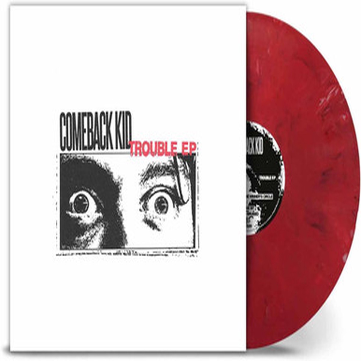 Comeback Kid - Trouble (EP) - 45RPM White/Red/Black Vinyl