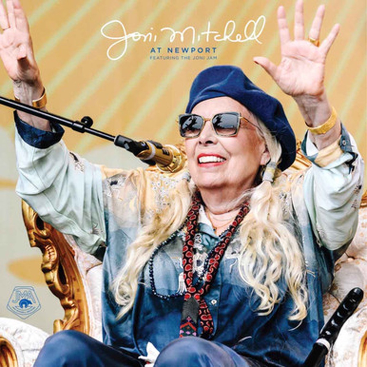 Joni Mitchell Featuring The Joni Jam - At Newport (2LP) - Clear Vinyl