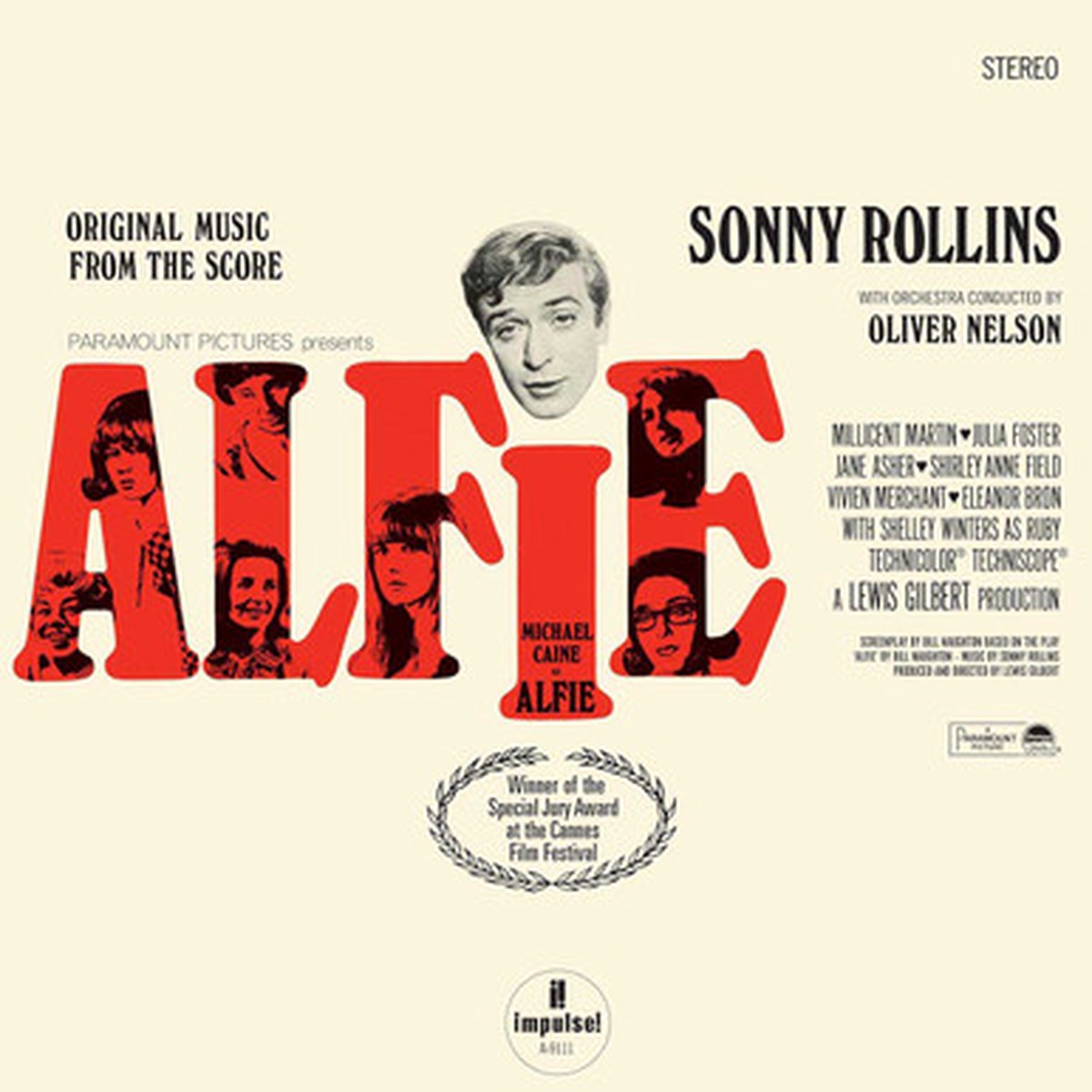 Sonny Rollins With Orchestra Conducted By Oliver Nelson - Original Music From The Score "Alfie" (LP)