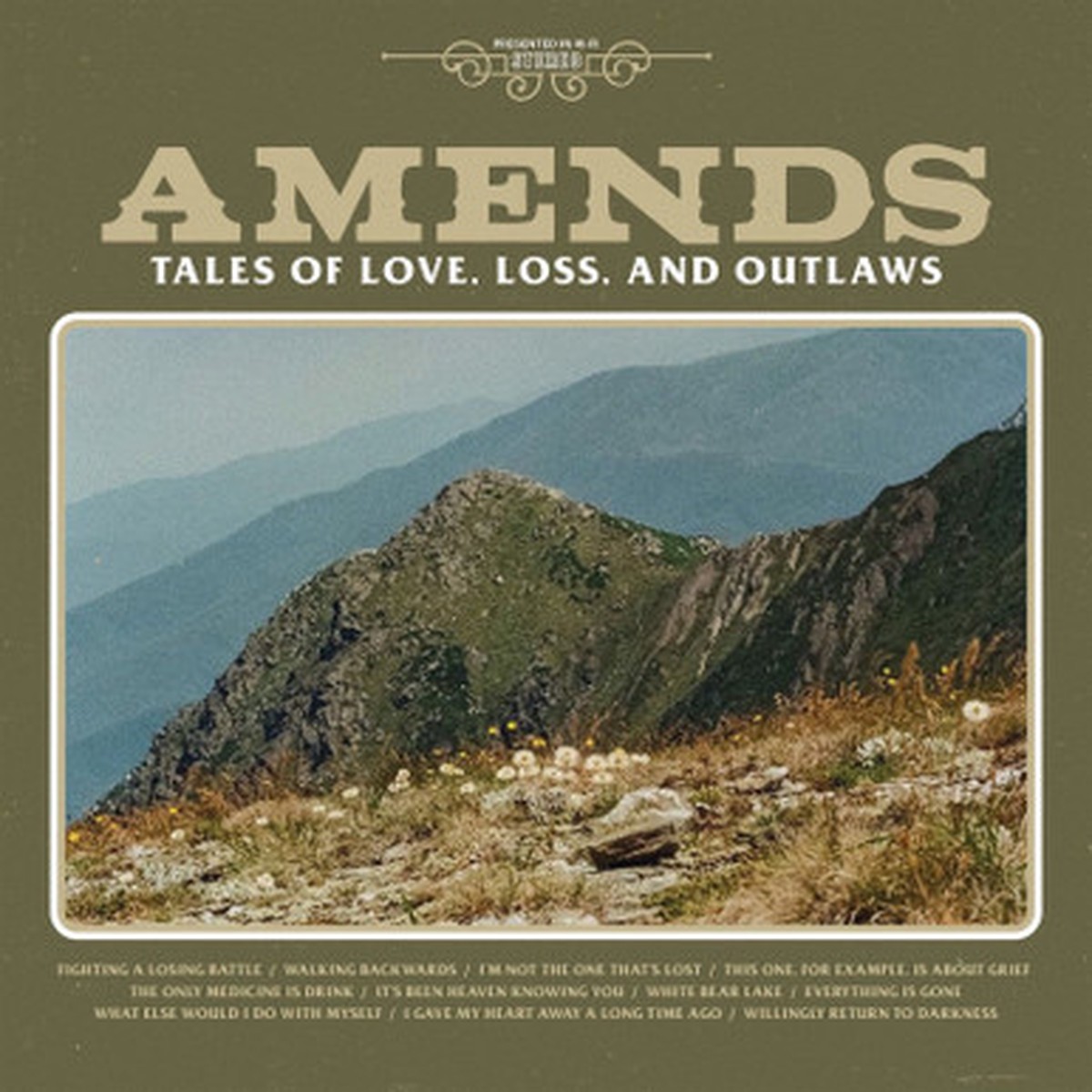 Amends - Tales Of Love, Loss And Outlaws (LP) - Milky Clear Vinyl