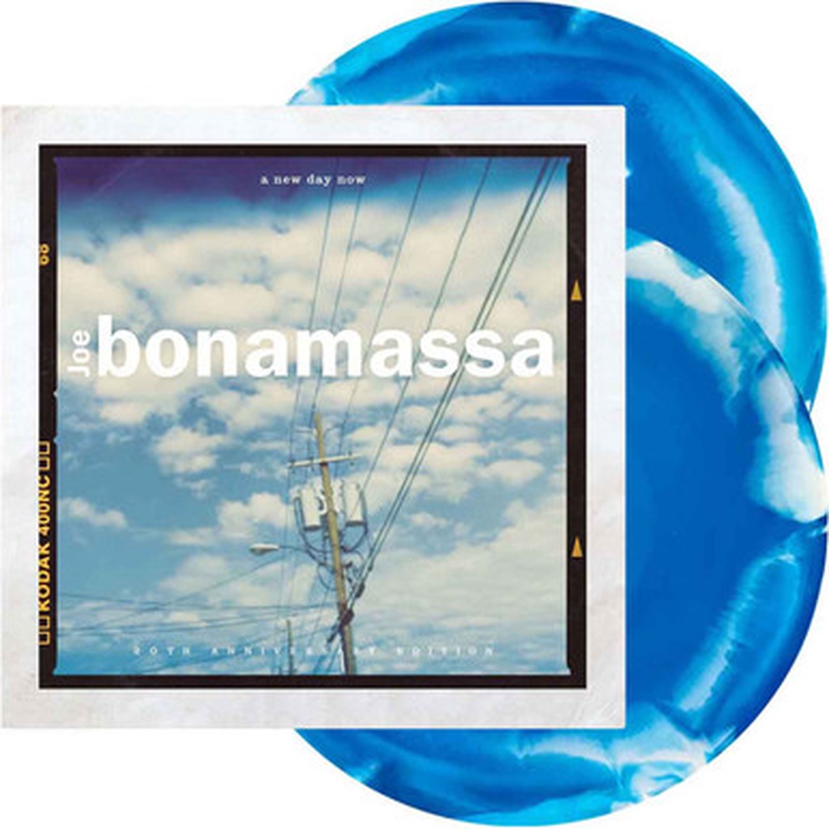 Joe Bonamassa - A New Day Now - 20th Anniversary Edition (2LP) - Blue/White Sunburst Vinyl