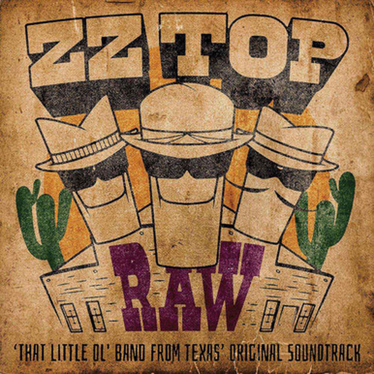 ZZ Top - Raw ('That Little Ol' Band From Texas' Original Soundtrack) (LP)