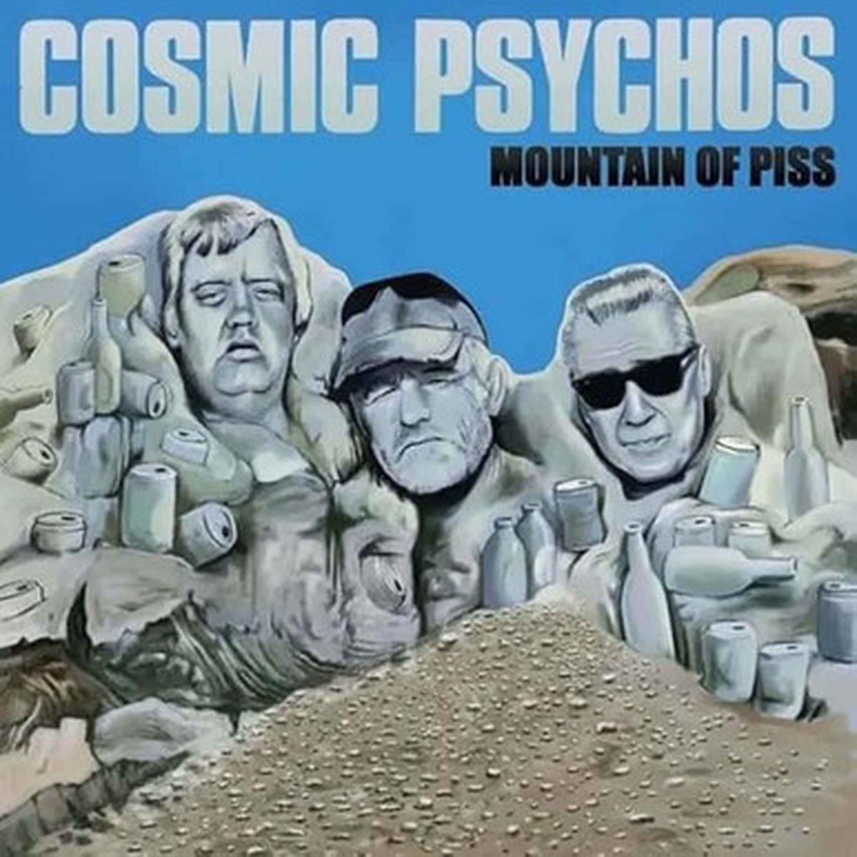 Cosmic Psychos - Mountain Of Piss (LP) - Clear Yellow Vinyl