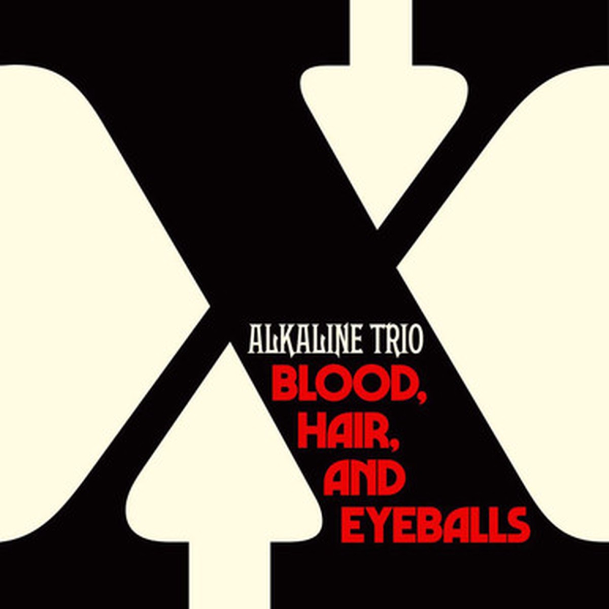 Alkaline Trio - Blood, Hair, And Eyeballs (LP) - Black & Bone Bowtie Vinyl