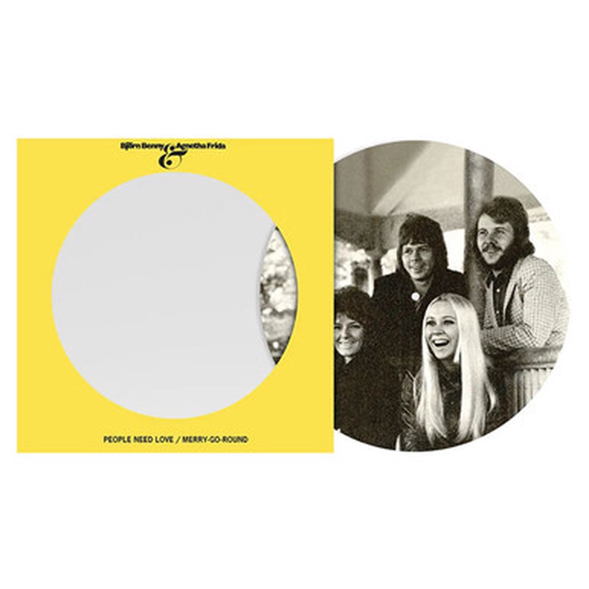 Bjorn & Benny, Agnetha & Frida - People Need Love (7") - 45RPM Picture Disc Vinyl